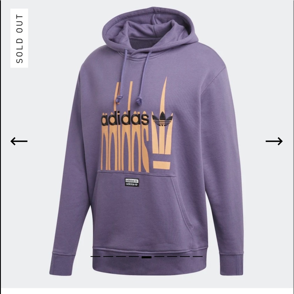 Adidas Hooded Sweatshirt Size Small